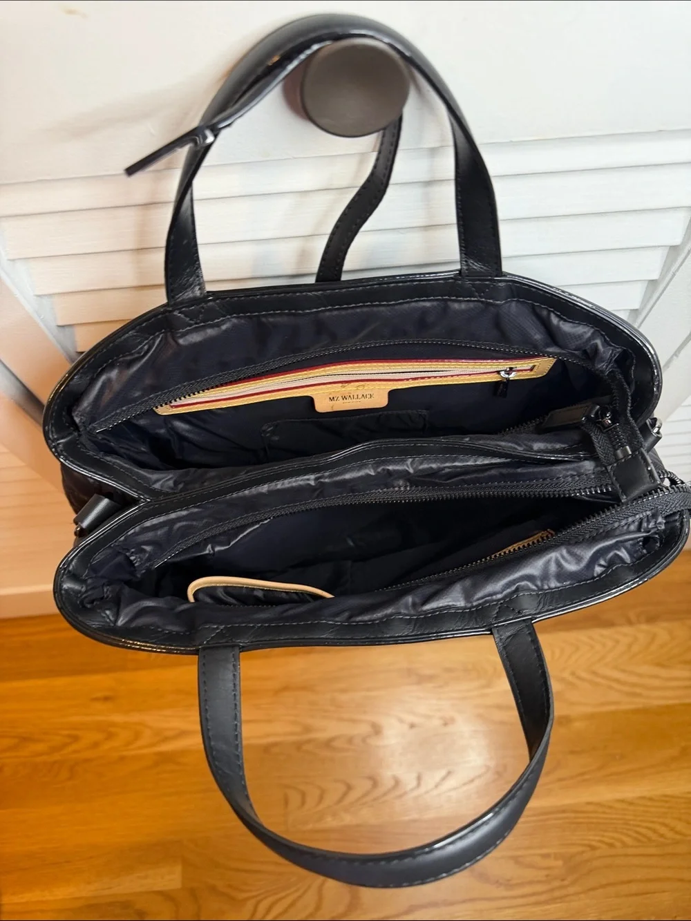 MZ Wallace Medium Astor Top Handle Bag.
